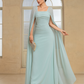 Elegant Solid Color Evening Gown | Long Banquet & Formal Dress
