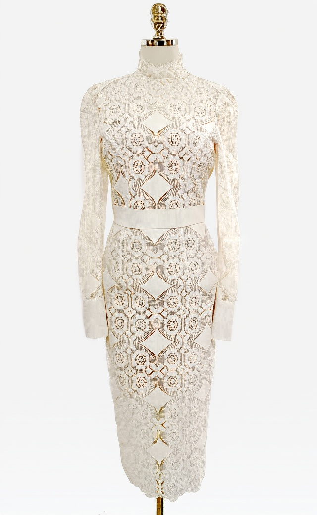 Socialite Temperament Lace Skirt - Spring New Long Hip-Hugging Pencil Skirt, A-Line