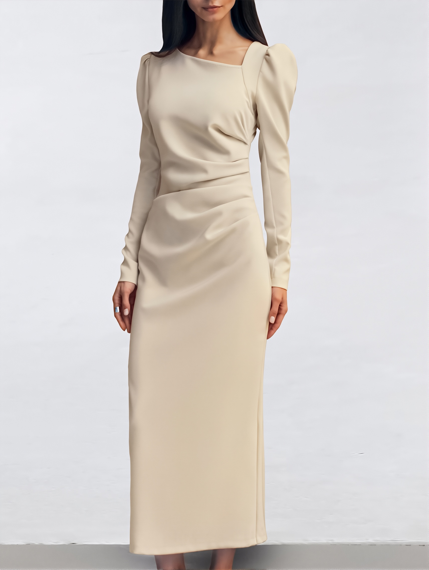 Long Sleeve Dress  Fall/Winter New Niche French High-end Suit Dress Women