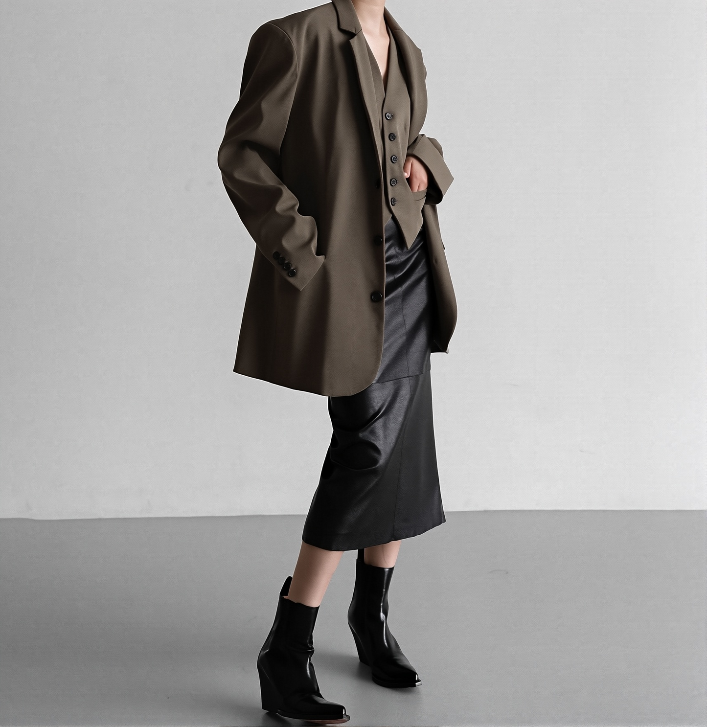 Skirt  Autumn And Winter New Straight High Waist Retro Women's Clothing