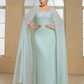 Elegant Solid Color Evening Gown | Long Banquet & Formal Dress