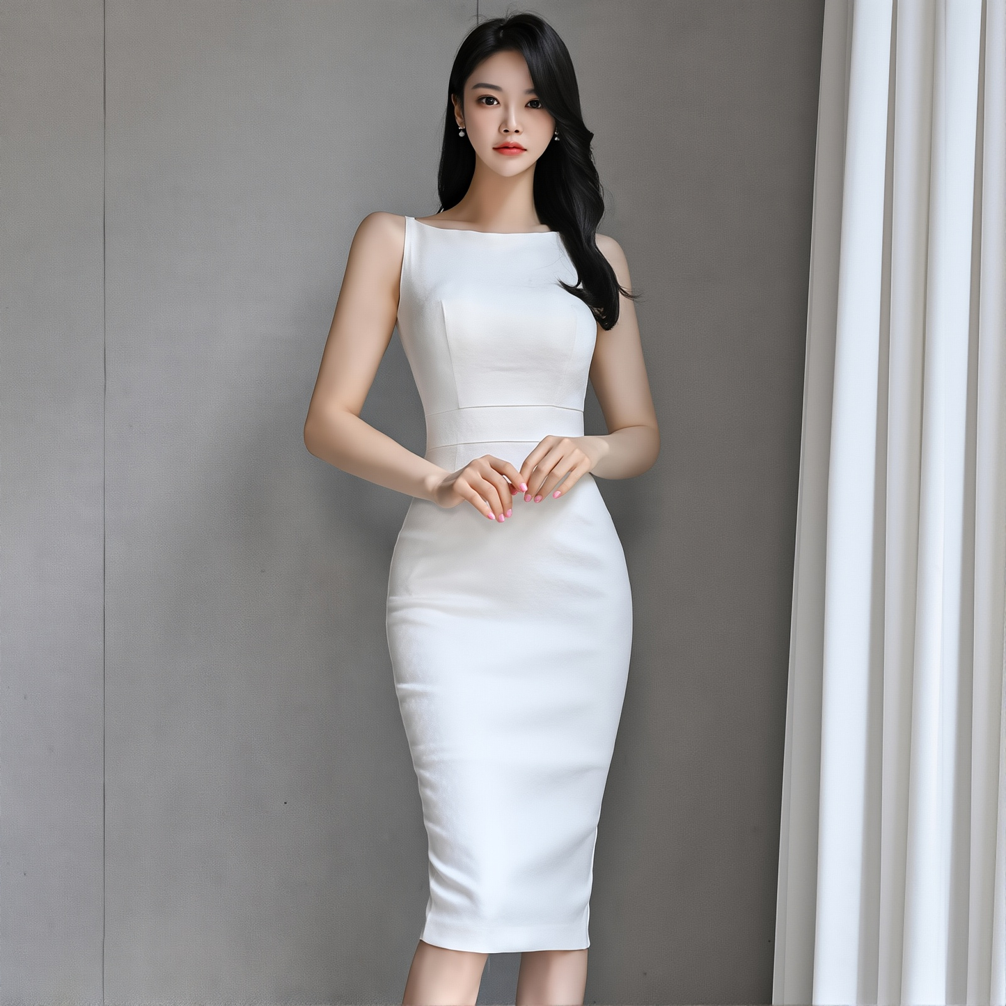 Women's Dress New Korean Style Slimming Look Jacquard Hip-Covering Fashion Pencil Skirt