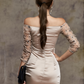Summer Off Shoulder Dress: Slim Fit Elegant Lace Pencil Skirt, One-Piece Women's Dress