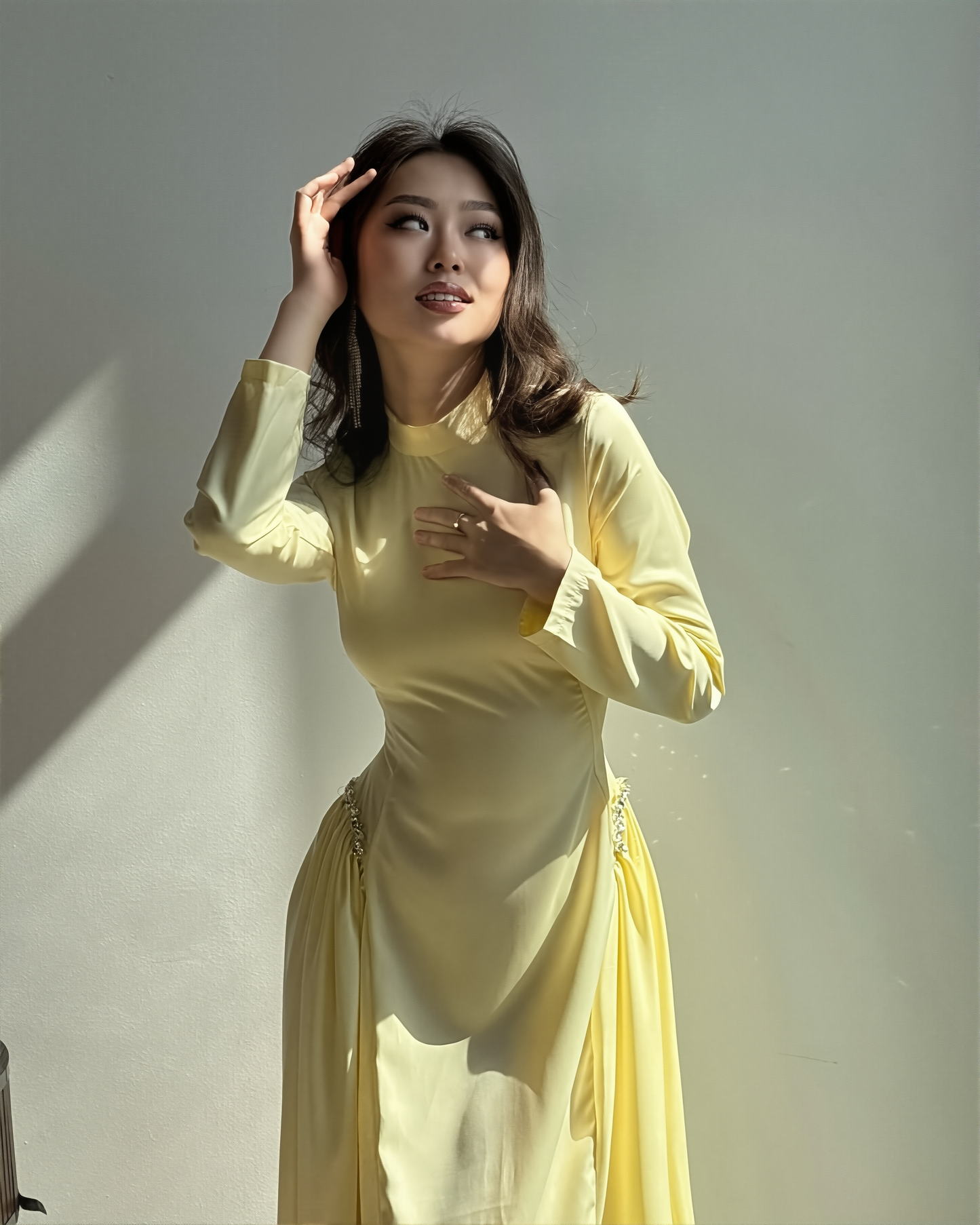 Women's New Stylae Diamond-embellished Slim-fitting Long Dress