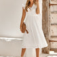 Summer Casual Women's Solid V-neck Dress