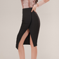 Sexy Mesh Top & Slit Skirt Set - Summer Polka Dot Slim Fit Two-Piece Outfit